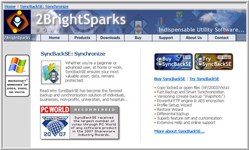 2brightsparks homepage