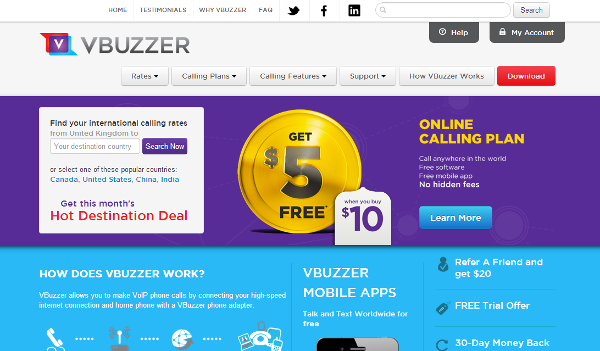 VBuzzer Homepage